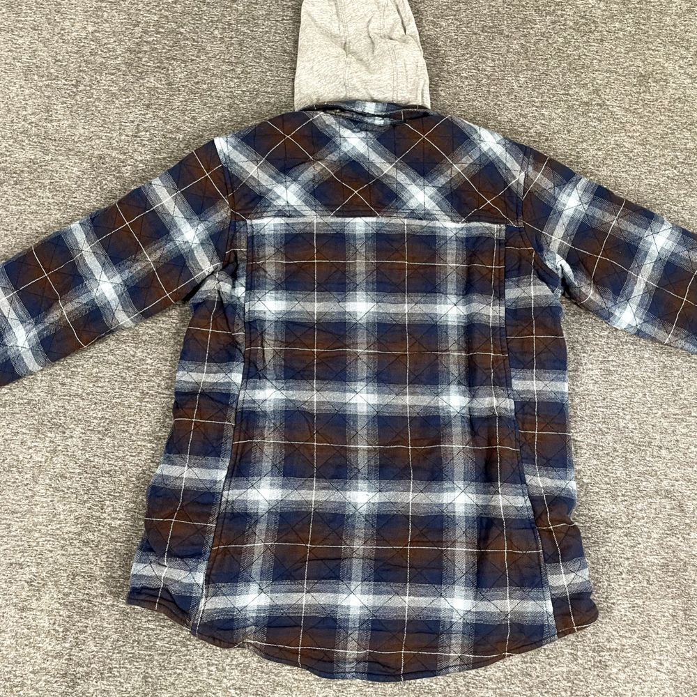 Dickies Hooded Flannel Womens Medium Workwear Warm - Picture 8 of 8
